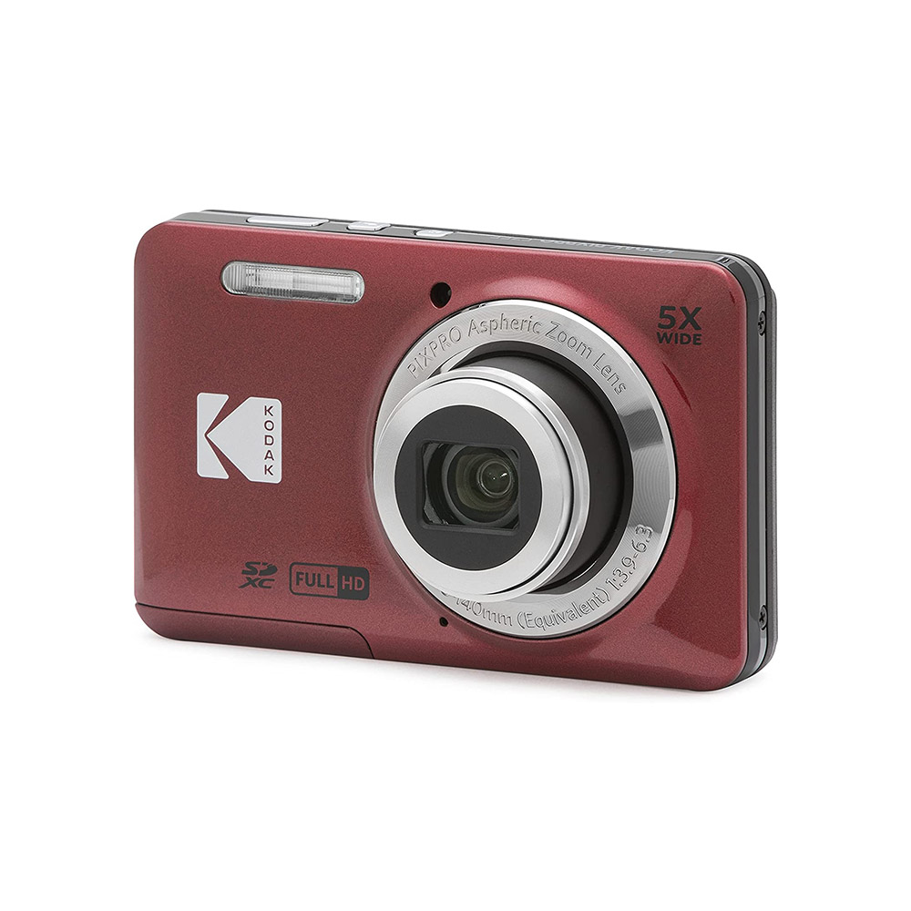 [KODAK] PIXPRO FZ55 數位相機-紅 公司貨+64G柯達記憶卡, , large