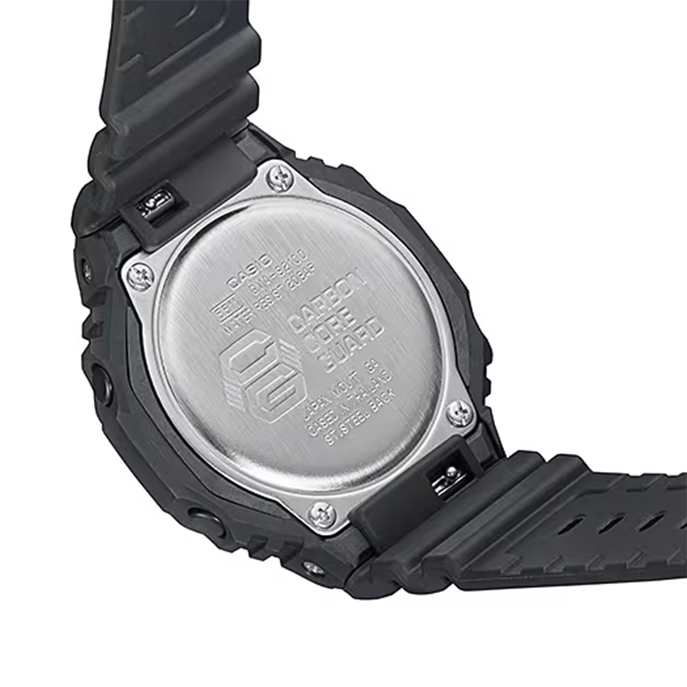 CASIO 卡西歐 G-SHOCK 八角 黑色霧面雙顯手錶 GMA-S2100-1A, , large