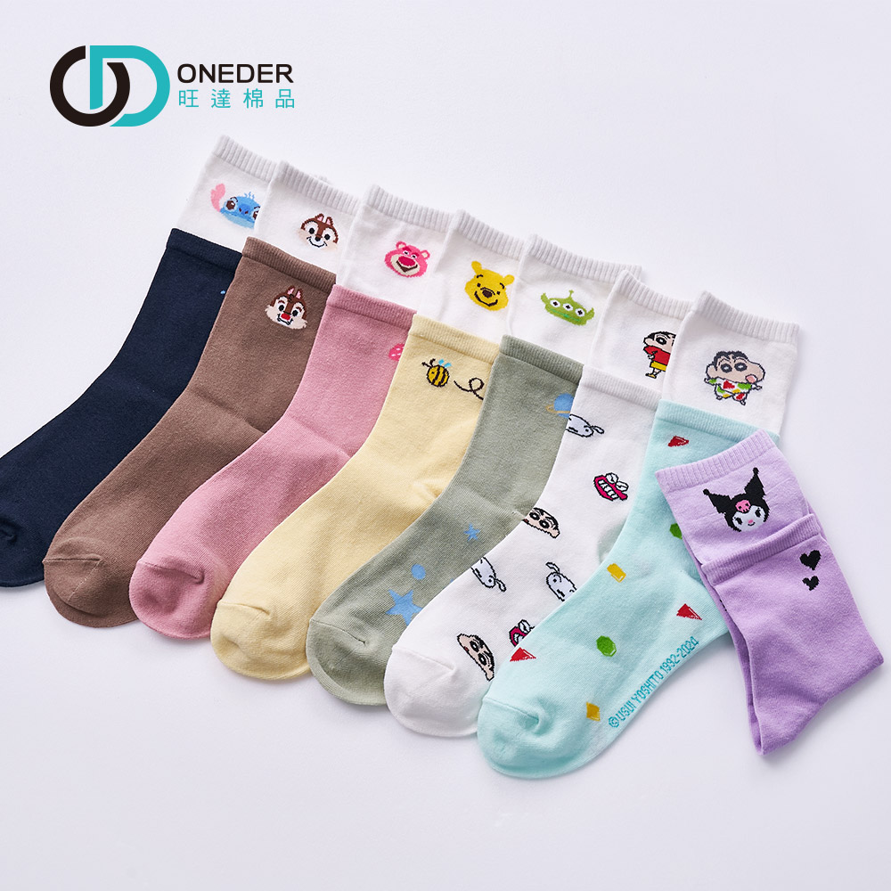 (多款)迪士尼 Disney長筒襪  長襪 雙層襪 棉襪【旺達棉品】CD-503