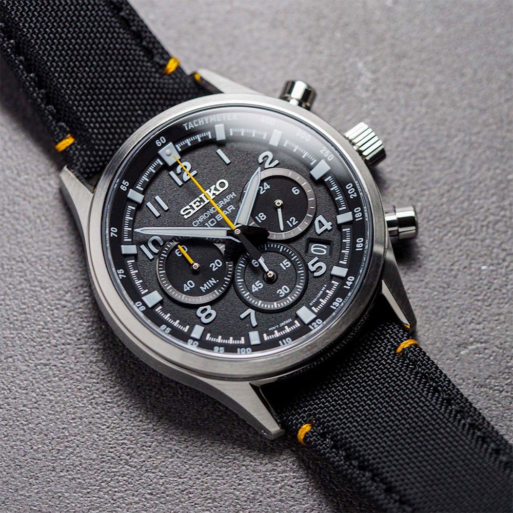 SEIKO 精工 運動三眼計時手錶 SSB449P1/8T63-02M0C, , large