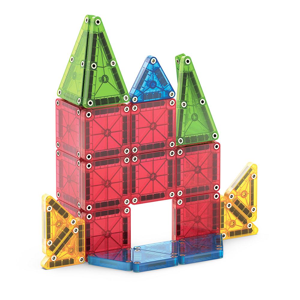 Magna-Tiles 迷你磁力積木-26片旅行套組, , large