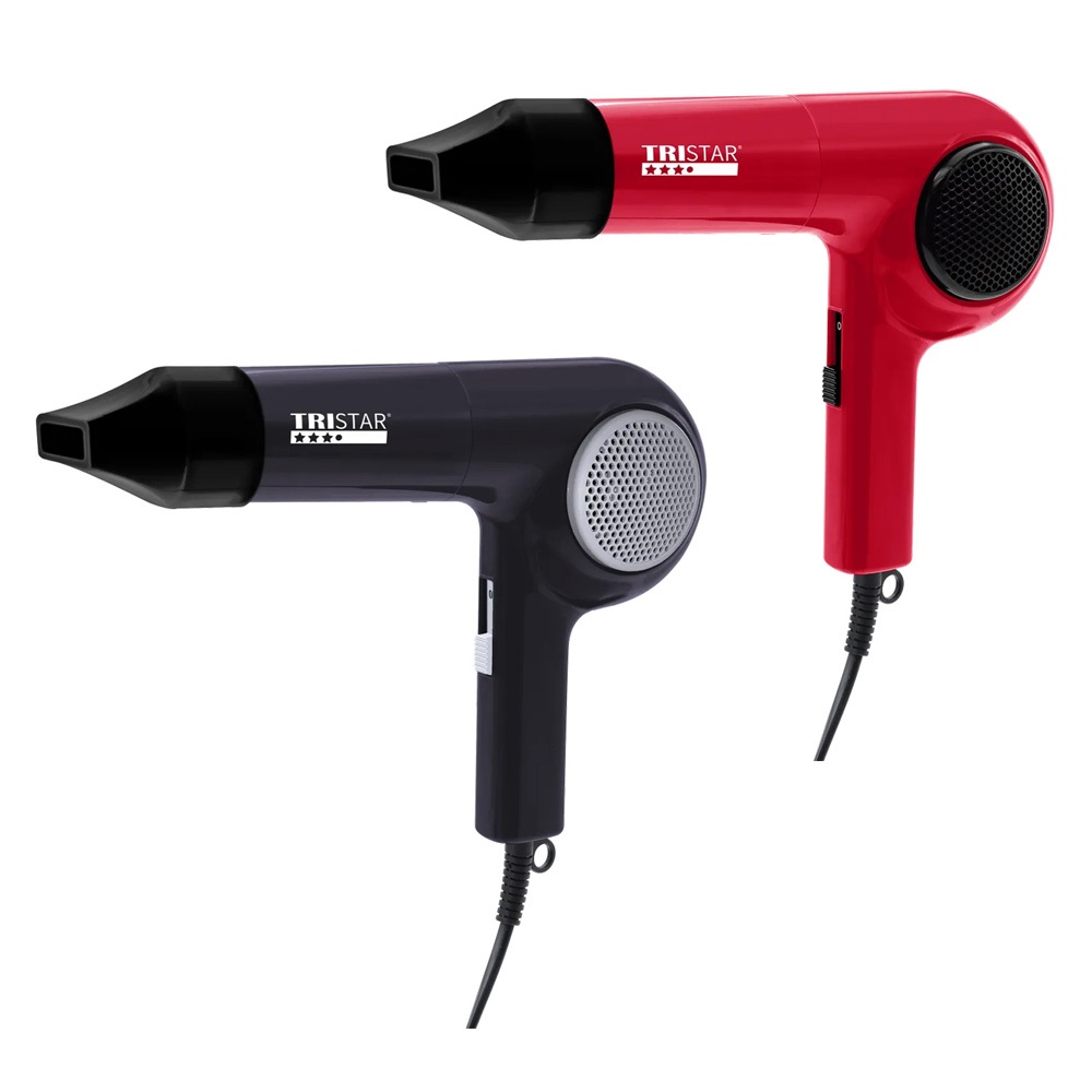 TS-HD562 750W Lightweight & High-Efficiency Hair Dryer with 3-Stage Air Volume Adjustment Honeycomb Air Inlet Hood Design (Black/Red), , large