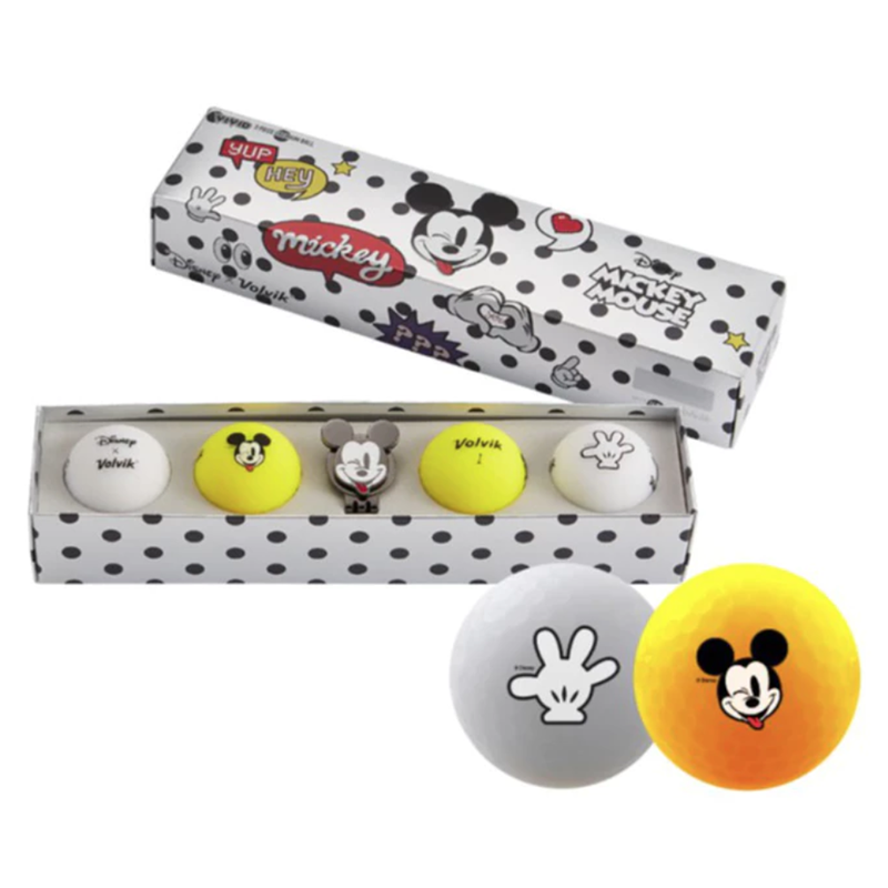 Volvik 迪士尼 米奇 高爾夫球 + 高爾夫球標, , large