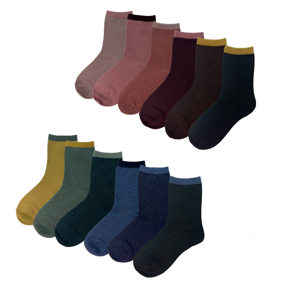 【D&G】D&G羊毛襪<灰橘>D551 中筒襪 長襪 襪子, 灰橘,22-25CM, large