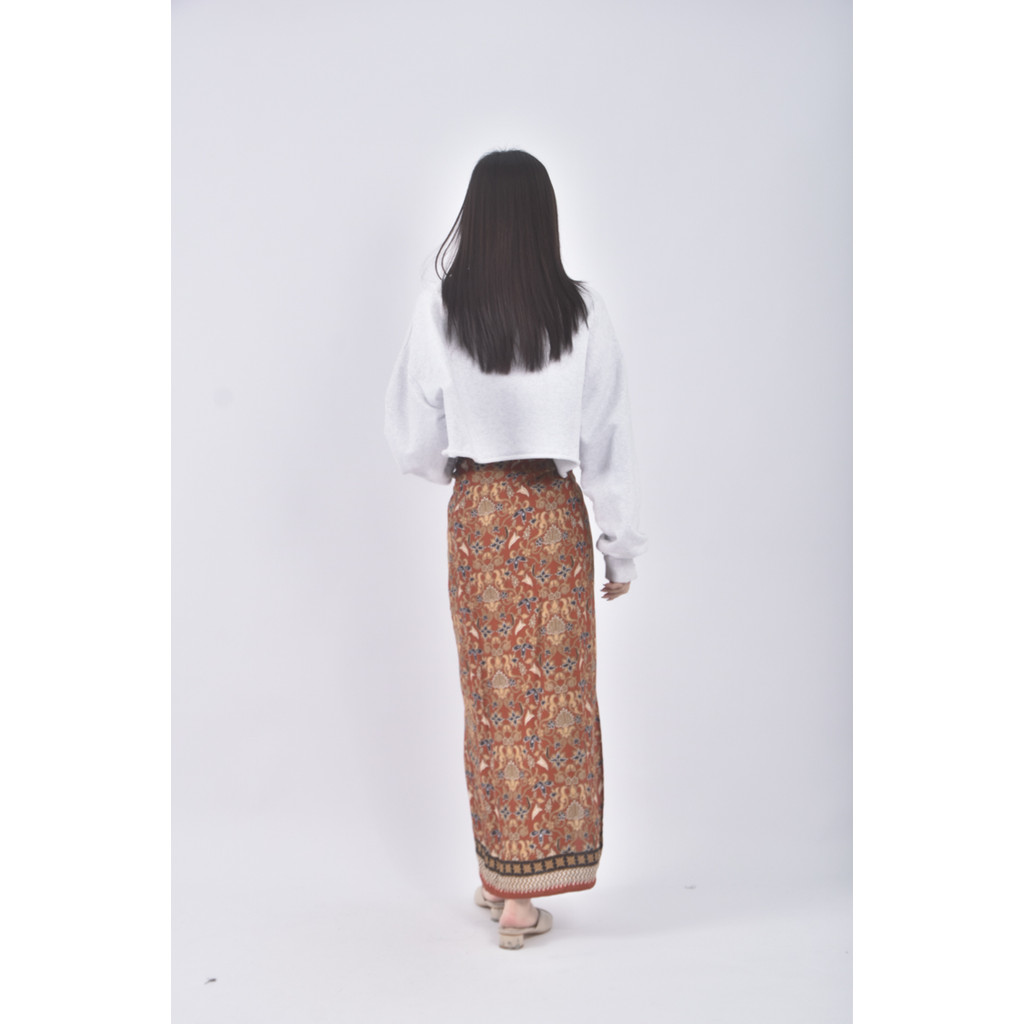 (XL) 一片式橘色長裙二手衣, , large