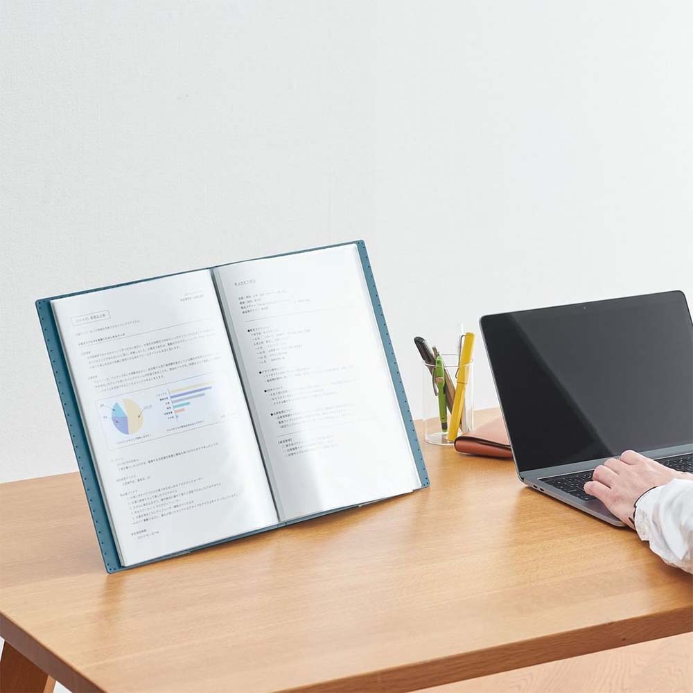 【KING JIM】JILITZ 站立型資料夾 20頁 (多色) 8832鵝黃, , large