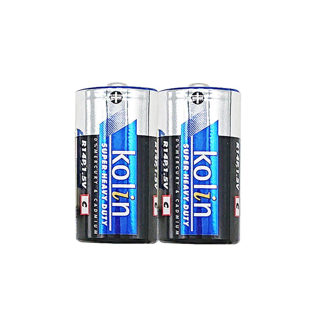 [寶旺旺] 歌林kolin 2號C 碳鋅電池24入 收縮包(1.5V), , large