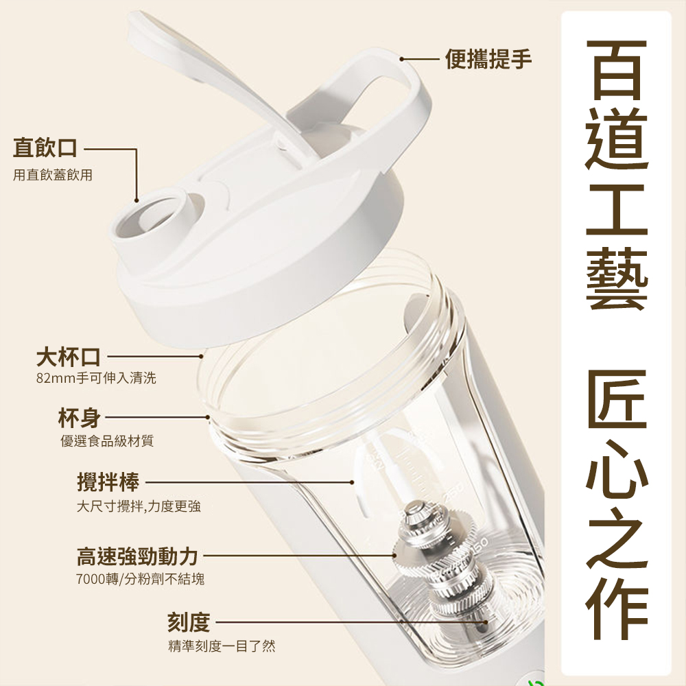 【CITY STAR】全自動高階咖啡健身攪拌杯-450ml, , large