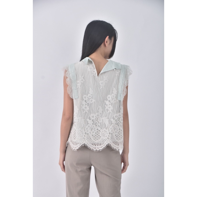 (S) moma氣質綠色上衣二手衣, , large