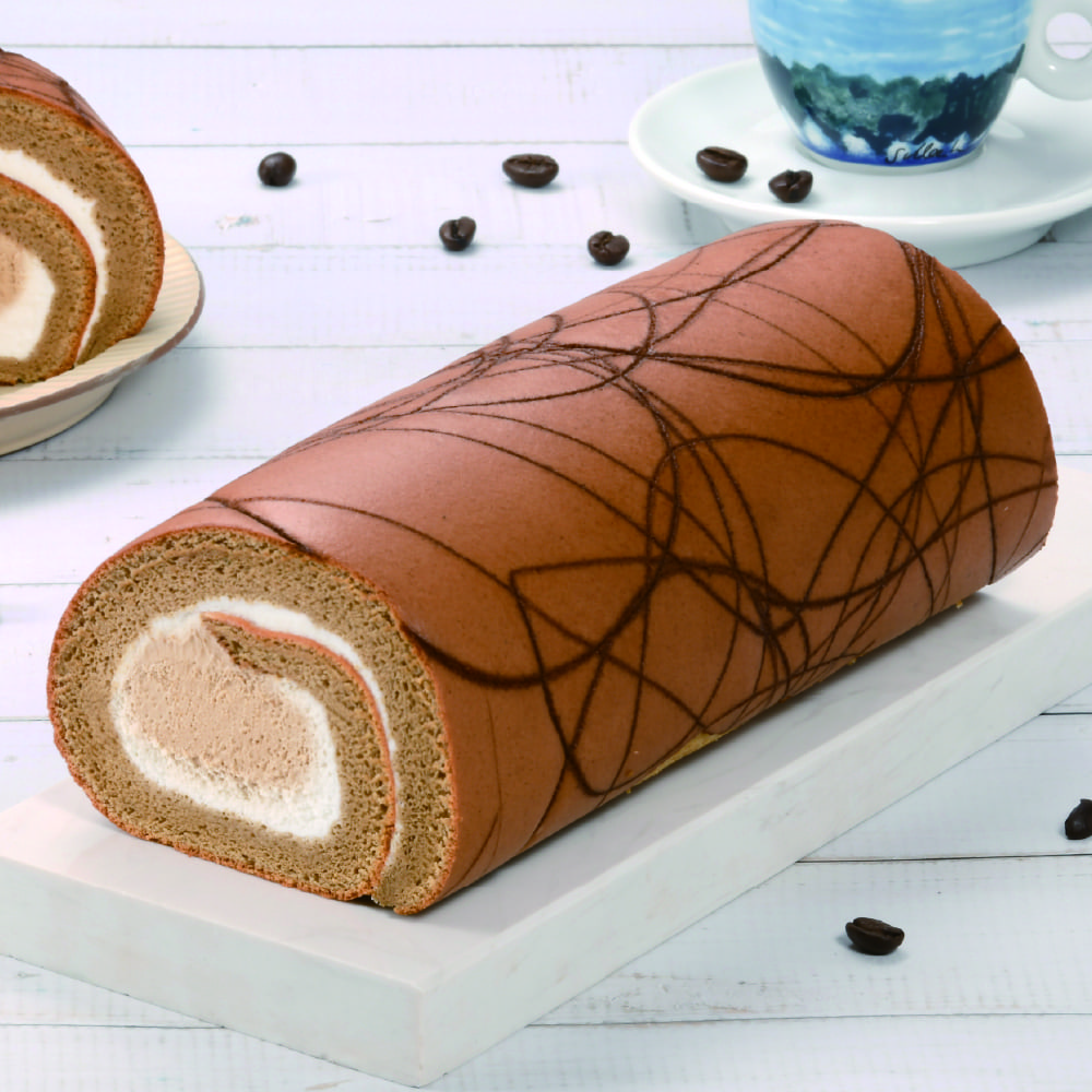 【Yannick 】Caramel Macchiato Roll Cake(18CM / Roll), , large