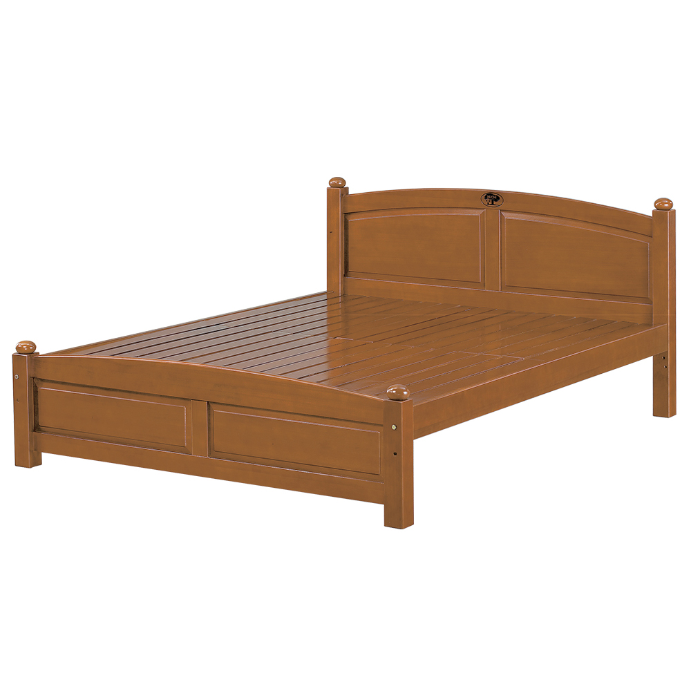 【唯熙傢俱】安寶柚木色5尺雙人床, , large