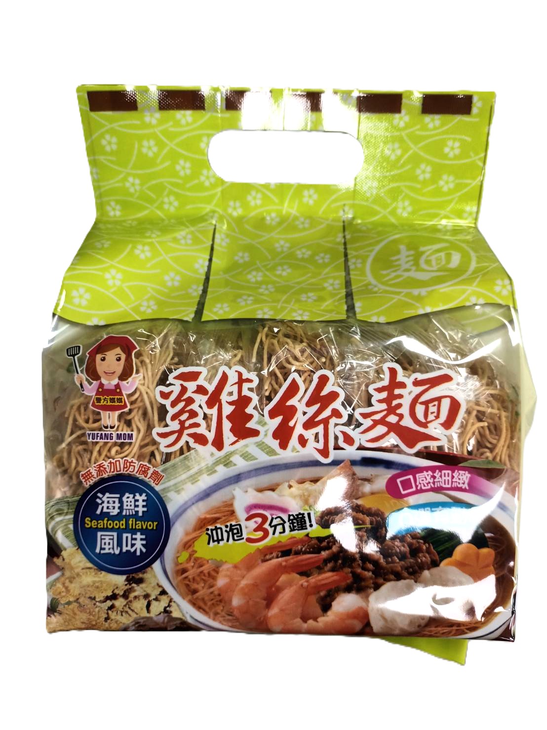 "Yu Fang Mama" Seafood Shredded Chicken Noodles, , large