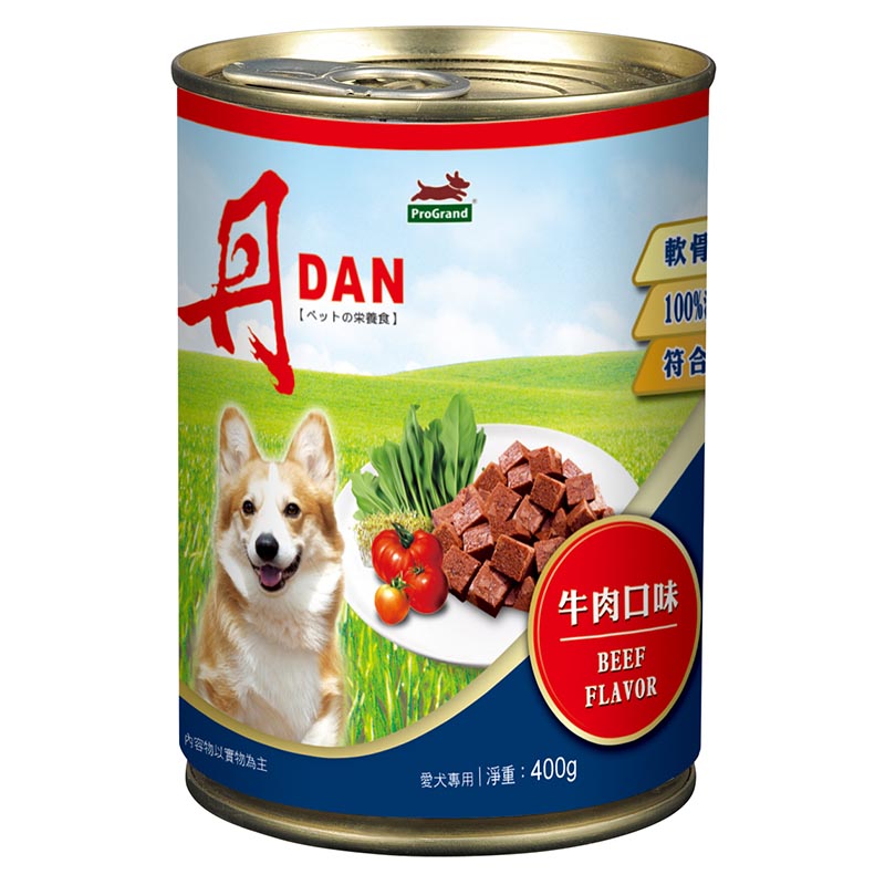 DAN Beef Dog Can 400g