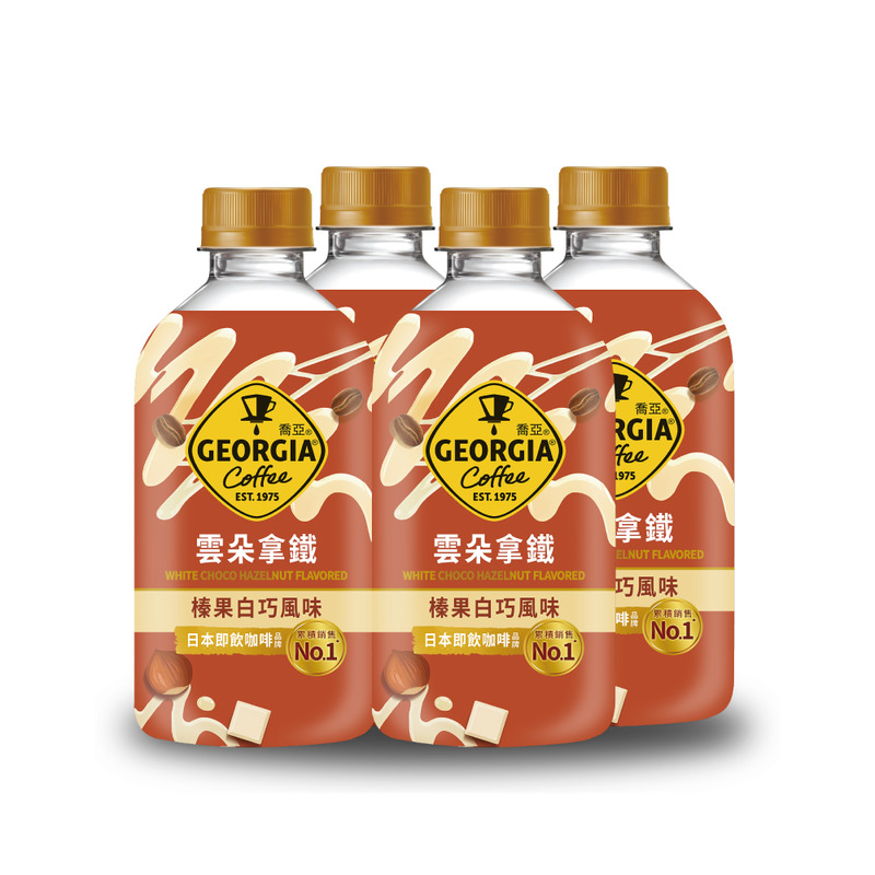 喬亞榛果白巧克力風味雲朵拿鐵350mL, , large