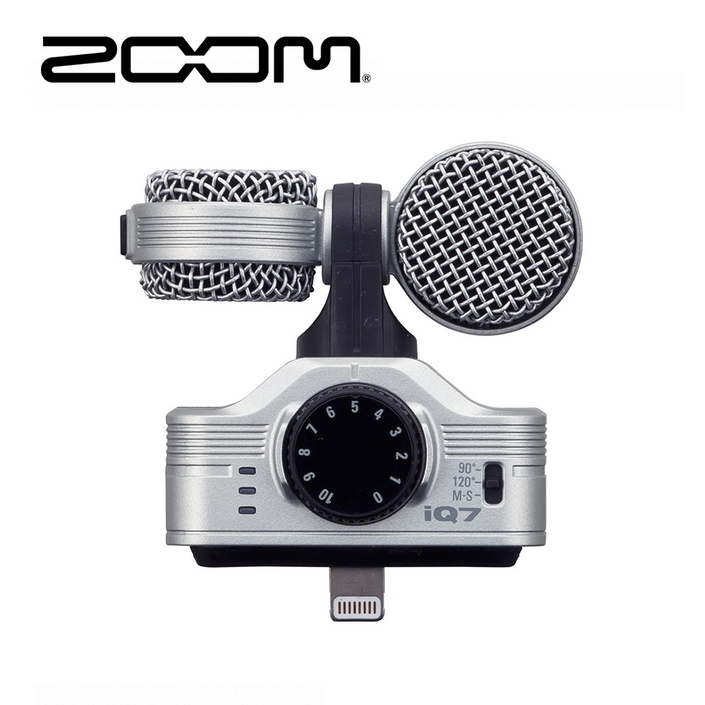 ZOOM IQ7 IOS MIC V2 MS型立體聲麥克風【敦煌樂器】, , large