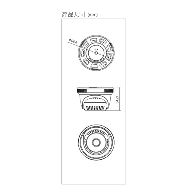 昌運監視器 昇銳 HS-4IN1-D047BF 200萬 多合一紅外線半球攝影機 紅外線20M, , large