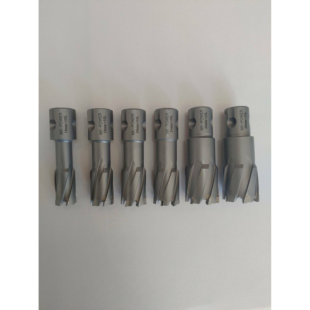 WIN五金 MK-POWER 12MM-30MM超硬鎢鋼穴鑽 深孔 洗孔鑽頭 磁性鑽孔機專用穴鑽 鑽頭 深孔鑽頭 圓穴, , large