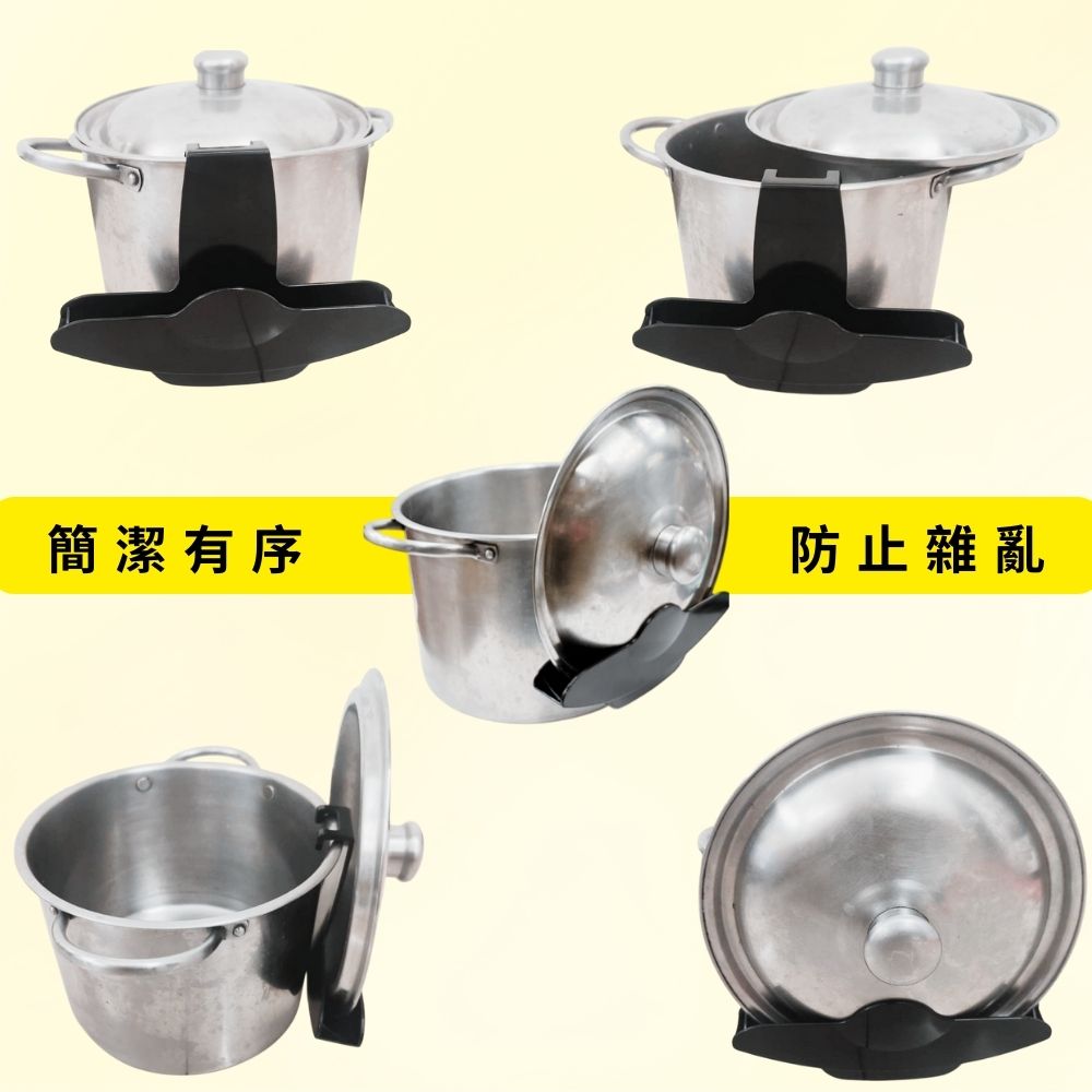 GS MALL 台灣製造 吊掛式鍋蓋架 鍋蓋收納架 鍋蓋支架 鍋蓋整理架 吊掛架 廚房收納 鍋蓋架 鍋蓋收納, , large