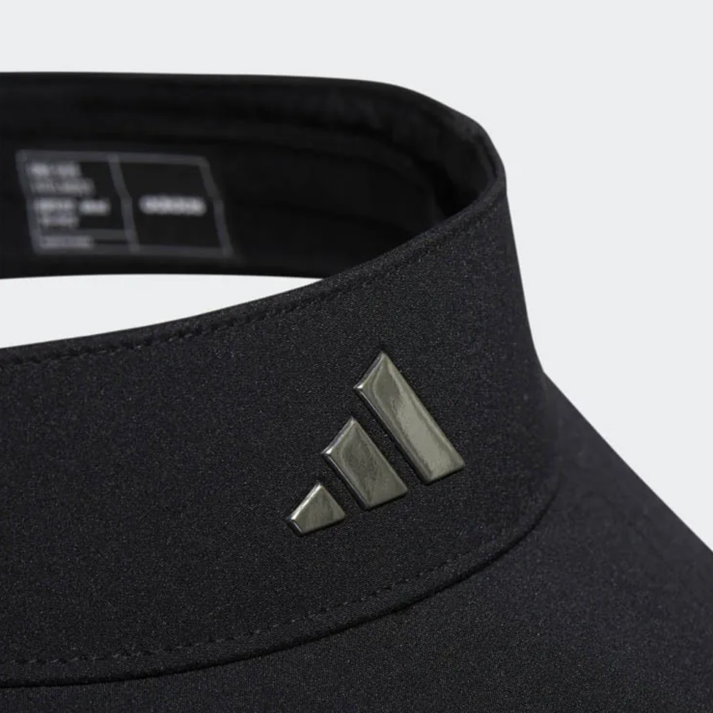 Adidas Men’s Golf Visor with Metal Logo Design, , large