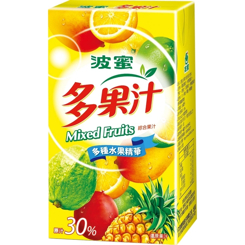 波蜜多果汁TP250ml, , large