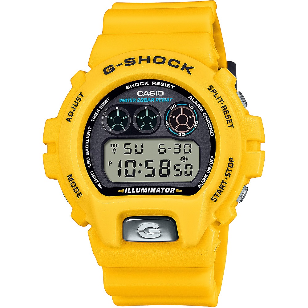 CASIO 卡西歐 G-SHOCK 30周年紀念版 電子錶 手錶-黃 DW-6900TR-9, , large