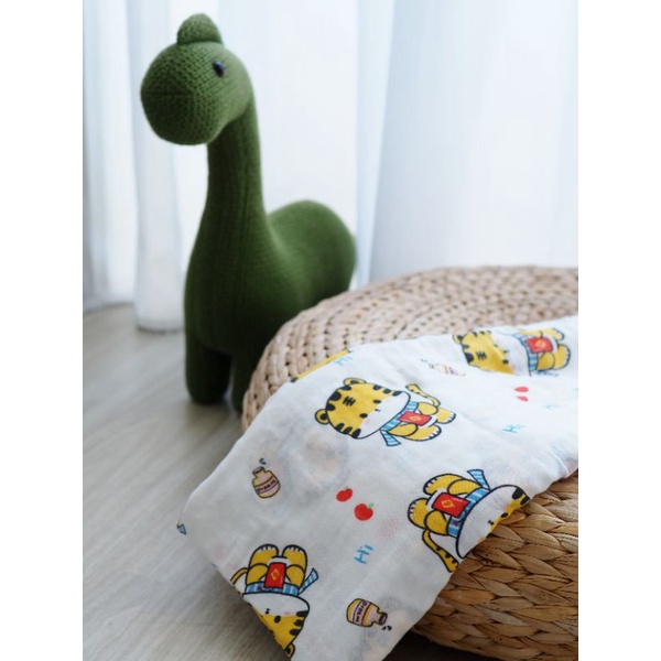 [Kaimei Cotton Industry] 2 into the group, random and excellent, 2 layers of bamboo stick imitation silk cloth, gauze large square towel, suitable for bath towels/thin quilts/baby quilts, , large