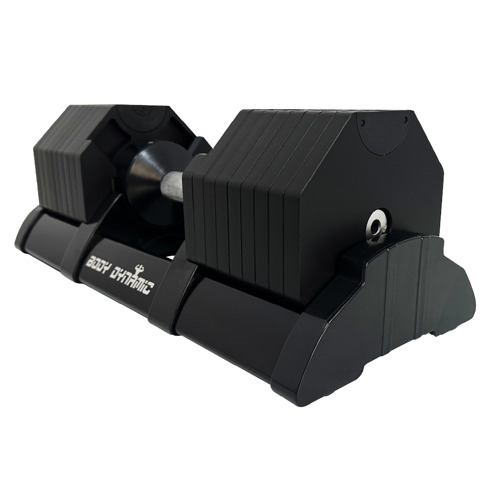 【德旺健身器材】TO-AD32-2 可調式啞鈴 32KG 16段 (黑色), , large