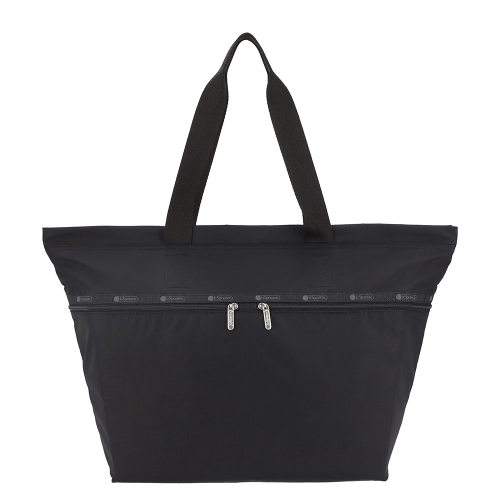 |快速出貨|Lesportsac Carlin 頂部拉鍊托特包 手提包-黑, , large