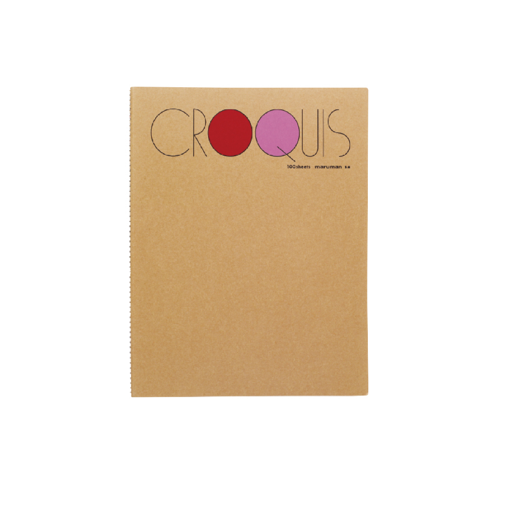 *需預訂 日本 maruman M素描本 100頁 /本 紅SM-01 藍SM-02紅色M號, , large