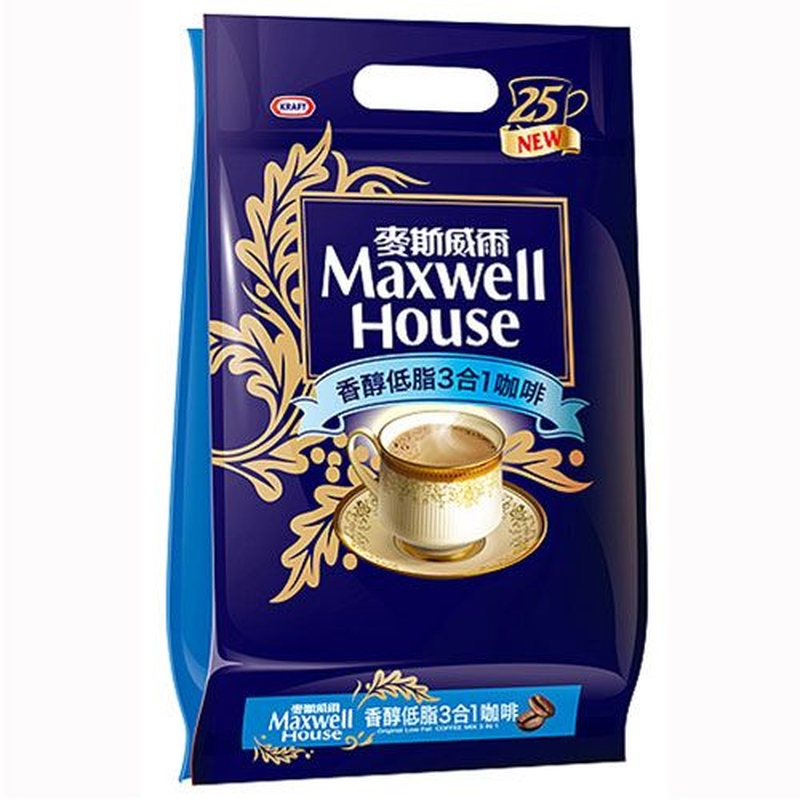 Maxwell Low Fat 3 In 1 Coffe, , large