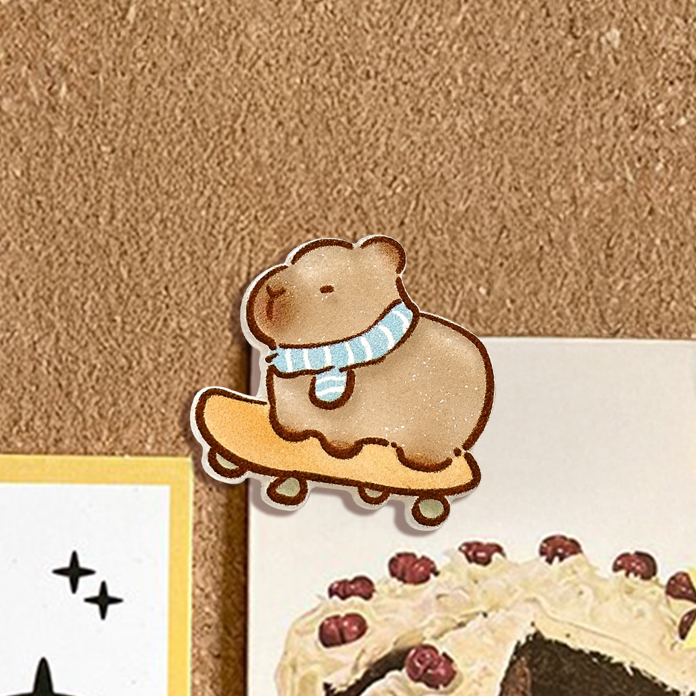 Cute Cartoon Push Pins, , large