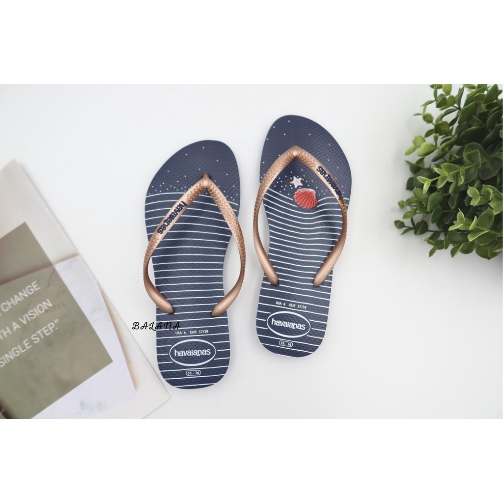 [巴拉娜巴西人字拖專賣店]中壢實體店面 Havaianas SLIM NAUTICAL 貝殼 哈瓦仕 哈瓦士 夾腳拖/人字拖鞋 沙灘, , large