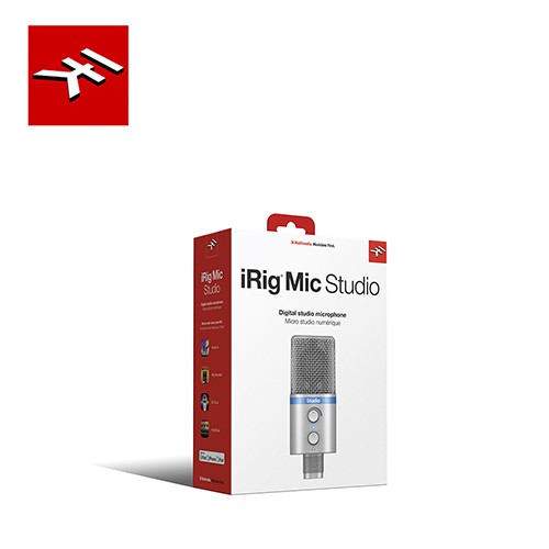 IK Multimedia iRig Mic Studio Silver 數位電容麥克風【敦煌樂器】, , large