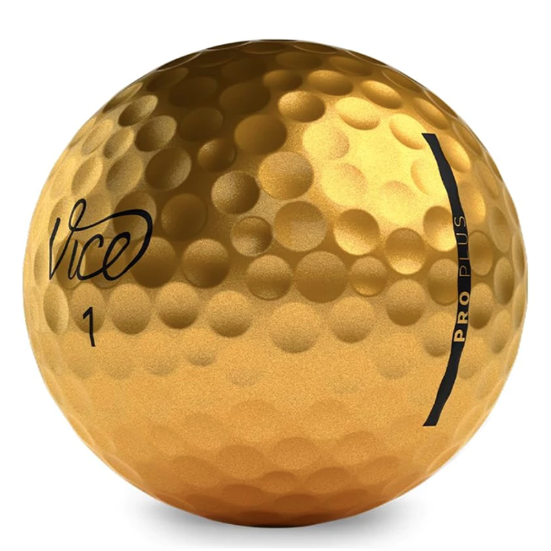 Vice Pro Plus Golf Balls - Gold (12/DZ), , large
