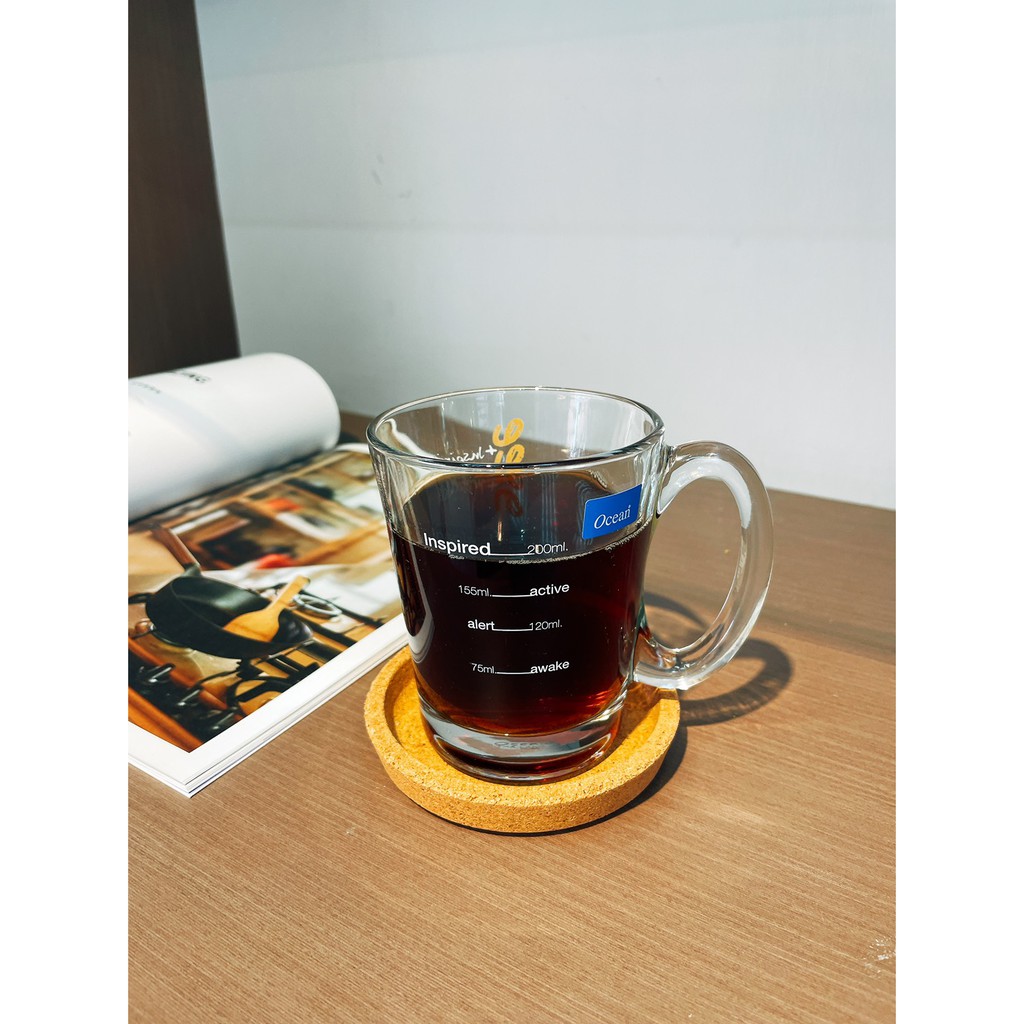 Ocean 刻度杯 紅茶杯 咖啡杯 果汁杯 1入 GET RELAX GET ACTIVE系列 金益合玻璃器皿, , large