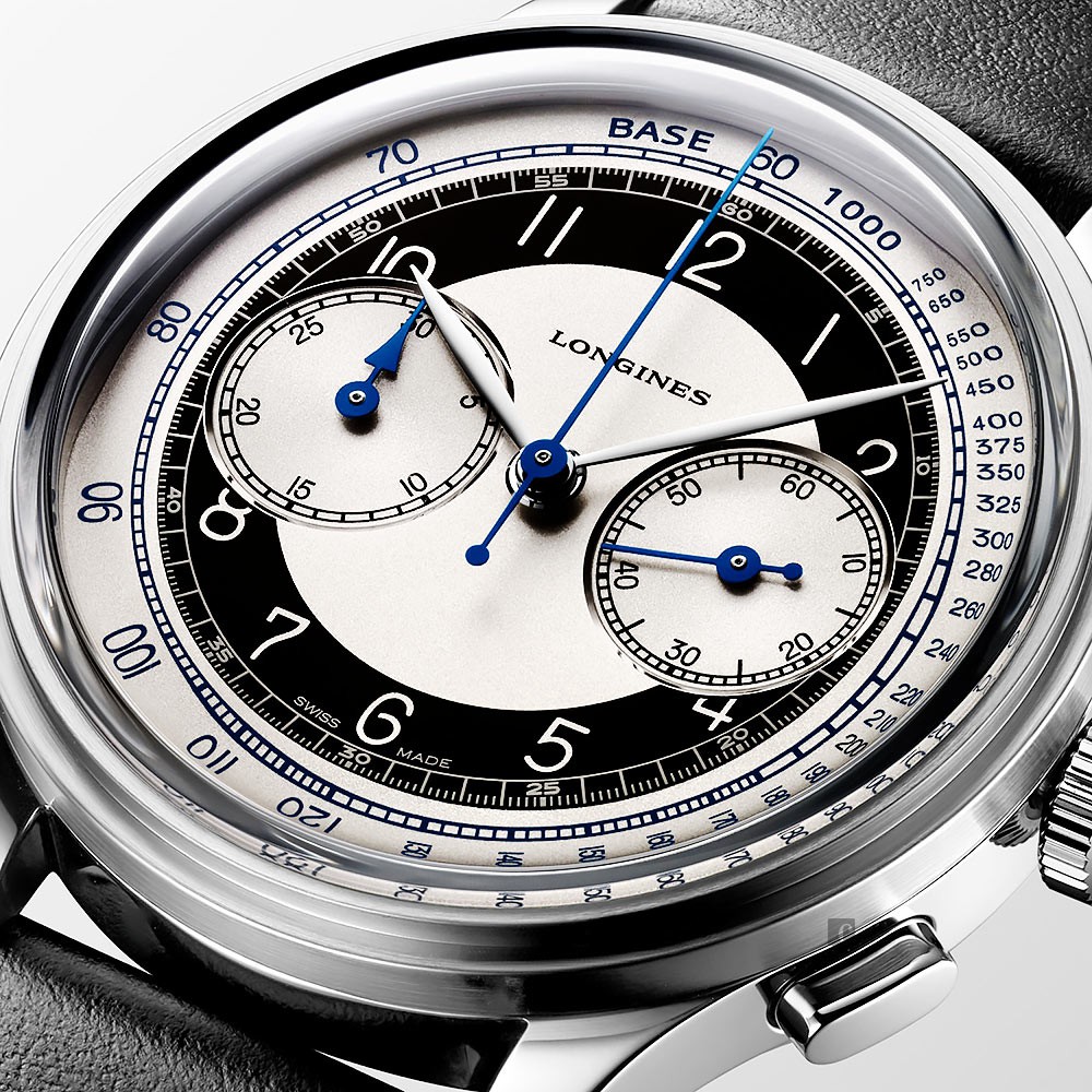 LONGINES 浪琴 Heritage 經典復刻計時機械錶 L28304930, , large