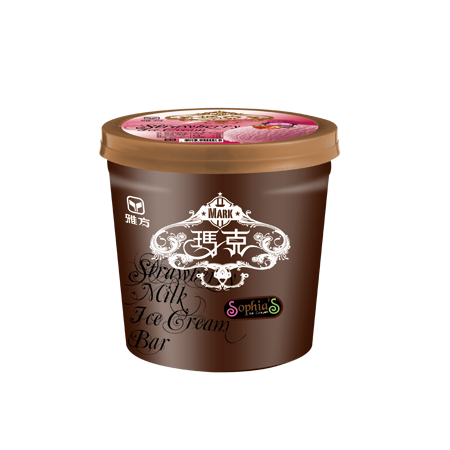 雅方瑪克冰淇淋-草莓(每桶500g)