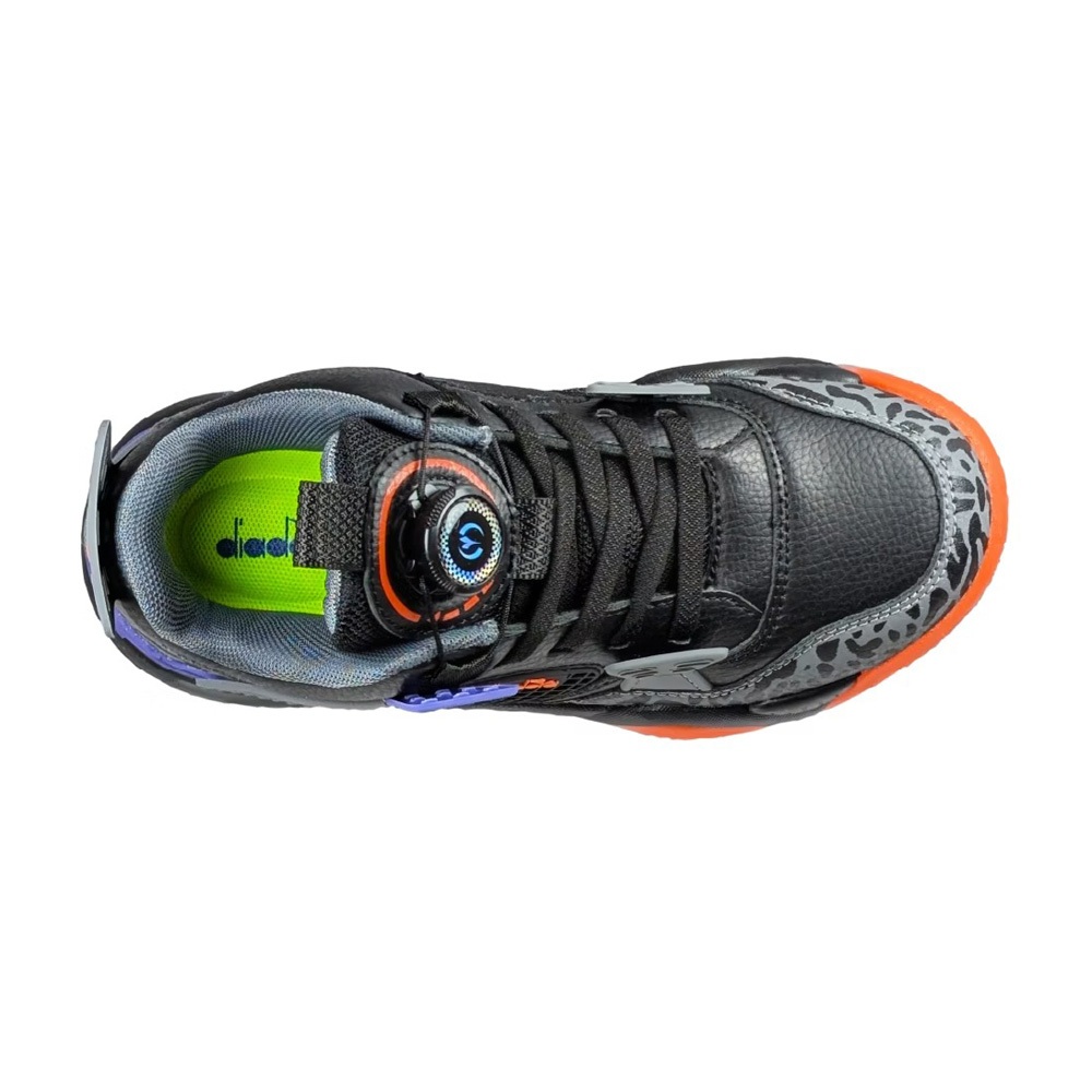 DIADORA迪亞多那 陸戰隊大童籃球鞋 童運動鞋 童鞋 寬楦 輕量 保護後跟 吸震 緩衝 穩定 抗菌 除臭 白紅 黑藍, , large