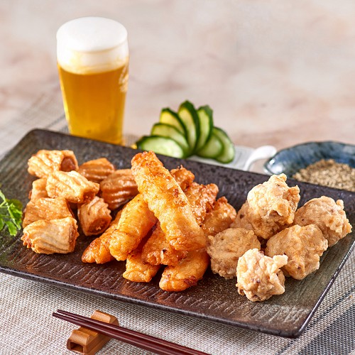 【史家庄方便廚房】 特級手工花枝丸(400g)+黑輪(300g)+螺旋丸(300g) 。氣炸鍋必備 下酒菜最佳首選, , large