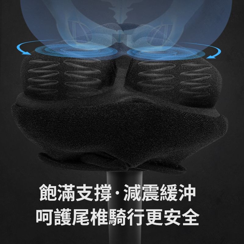 JFT 氣囊坐墊｜腳踏車/自行車專用｜減壓減震｜防滑固定｜簡單安裝｜舒適耐用, , large