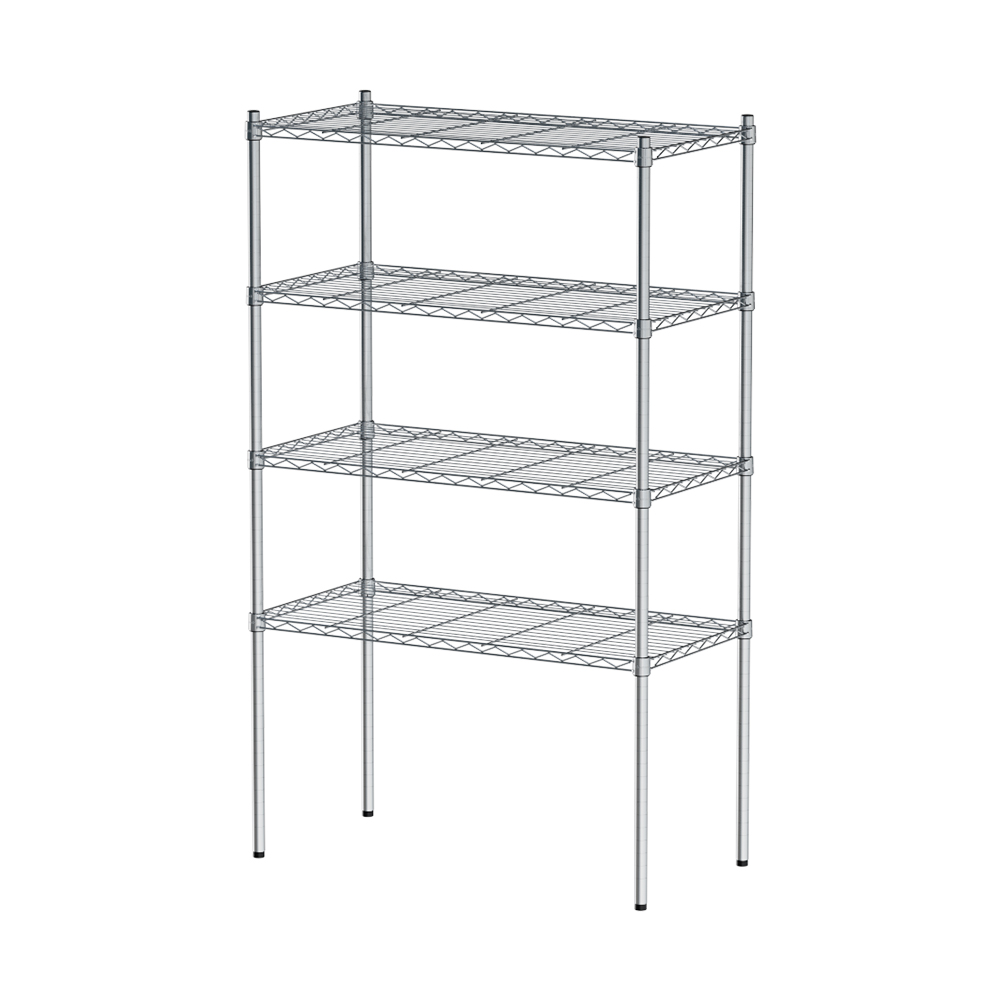 【Y HOUSE】90x45x150cm Lightweight Four-layer Iron Rack Iron Rack Shelf-Electroplating, , large