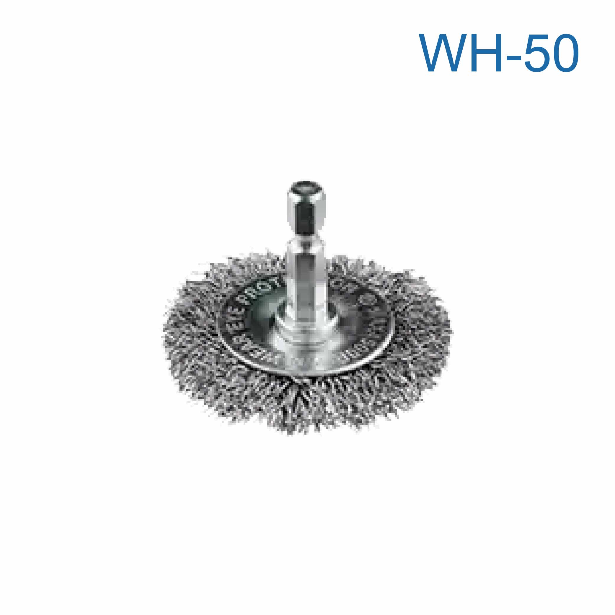 鉅玉經典｜Hexagonal handle wire brush, flat type with handle WH-50, , large