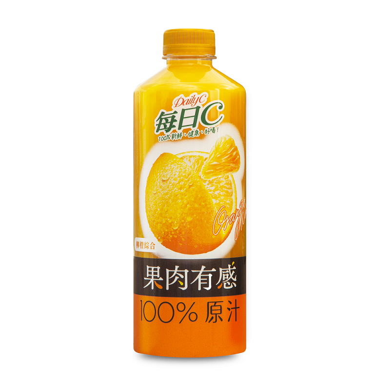 DailyC 100 Orange mix juice- Rich pulp, , large