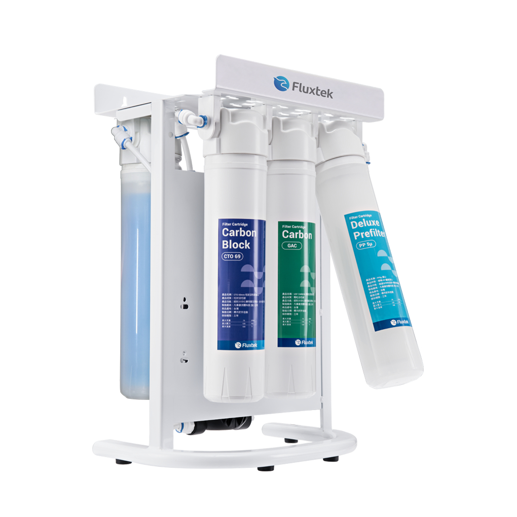 【麗水生活】凡事康 Fluxtek CFK-75G 可旋全卡式RO純水機 廚下設備 廚下淨水器, , large