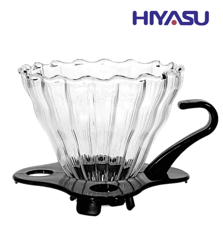 Hiyasu Glass Cone Dripper, , large