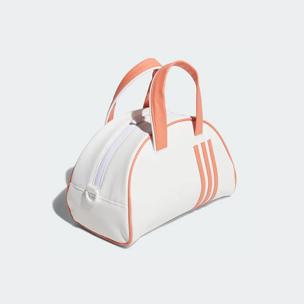 Adidas 高爾夫手提包 半月三條紋設計 橘色, , large