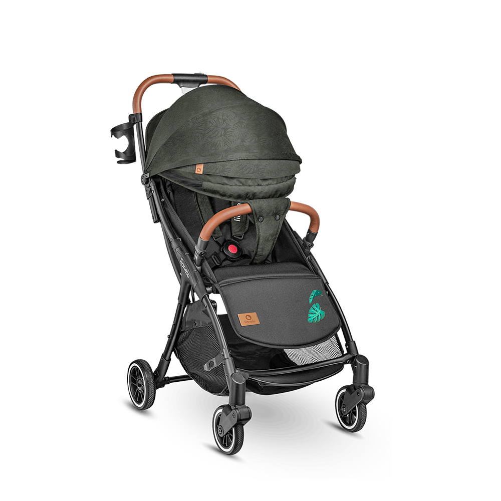 【Lionelo】瞬收型全配嬰幼兒手推車 Julie One 熱帶綠 (可登機 可平躺 單向推車), , large