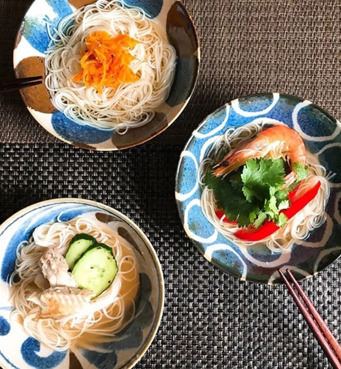 【毓秀堂】AWASAKA 筆青 陶瓷麵碗(百丸), , large