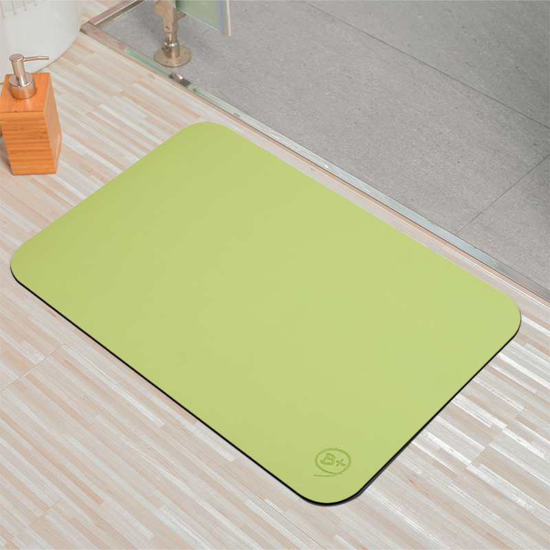 【Monster】 Soft Diatomaceous Earth Absorbent Mat (60x40cm) – Grass Green, , large