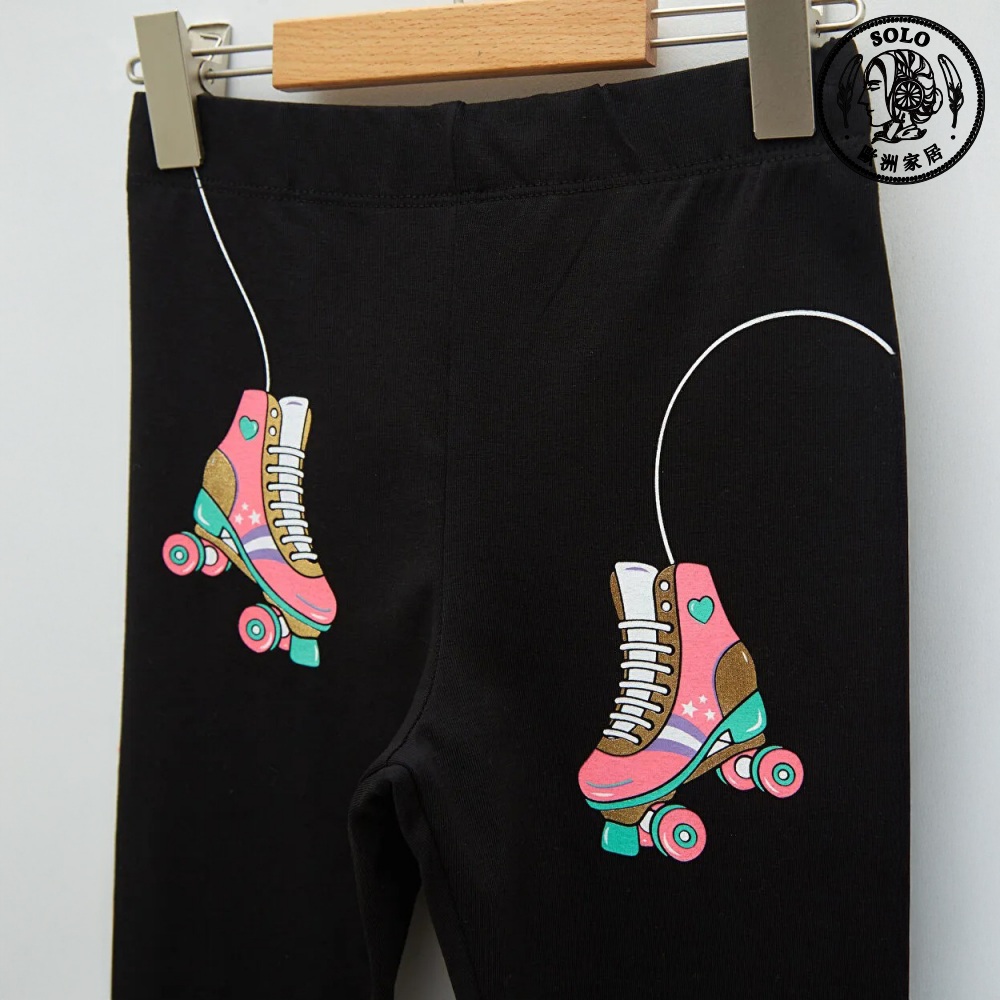 【SOLO Vintage】LCW Girls Skate Pants Sweatpants Elastic Made in Turkey 10-11y, , large